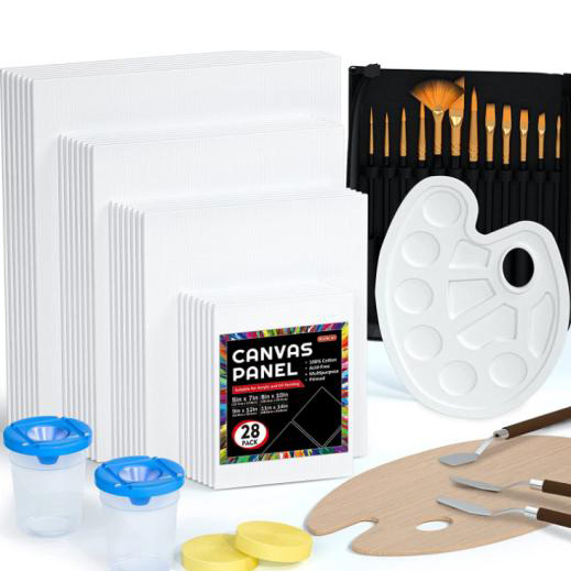 Why Should You Choose Art Supplies Canvas Painting Board with Coloring for Your Creative Projects